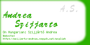 andrea szijjarto business card